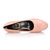 Quilting Pink Leather Platform Pump