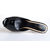 Black Patent Leather Platform Slipper