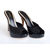 Black Patent Leather Platform Slipper