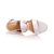 White leather pump sandal