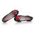 Black Patent Rose Flat