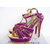 Purple Suede Leather Sandal