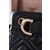 Quilting leather flap chain shoulder bag