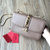 Metal studs flap bag chain shoulder strap cross body bag