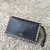 leather rockstud clutch