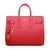 Red leather handle bag