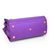 Purple leather handle bag