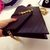 Leather clutch shoulder bag