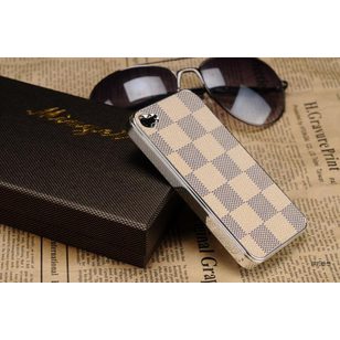 Damier Azur Iphone 4 Cover (Silver)