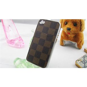 Damier Ebene Iphone Cover(Silver)