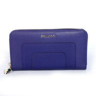 Blue Leather Wallet