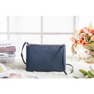 Original leather removable 3 layers shoulder bag