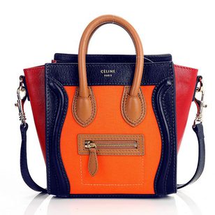 Luggage Nano Tote PM Orange Multicolor