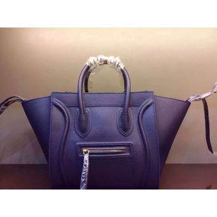 Imported leather Luggage Phantom BLUE