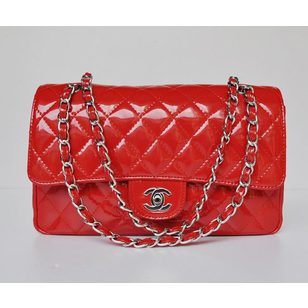 2.55 Classic Flap Bag Patent Leather (Nickel)