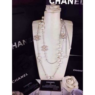 Pearls long necklace & waist chain