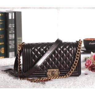 Imported original lamb skin leather flap bag