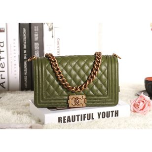 Original imported crinkle leather flap bag