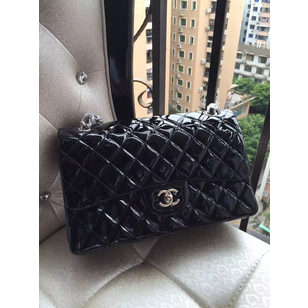 ORIGINAL patent leather flap bag