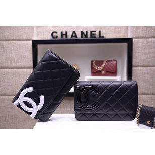 ORIGINAL lambskin leather double C mini flap bag