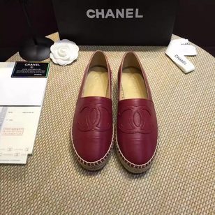 red lambskin leather espadrilles loafers