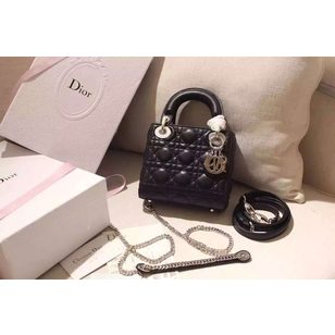 Mini Lady Dior original lambskin leather