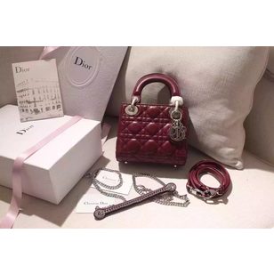 Mini Lady Dior original lambskin leather