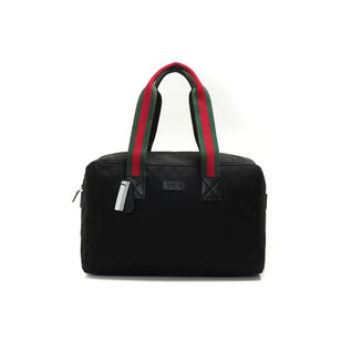 Black Fabric Travel Handle Bag