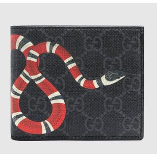 Kingsnake print GG Supreme wallet