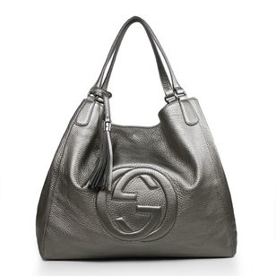 Soho Large Shoulder Bag Silver