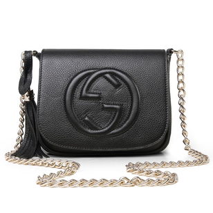 Soho Leather Chain Shoulder Bag