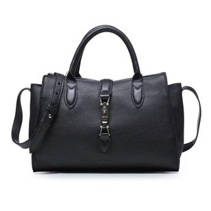 Original leather top handle bag