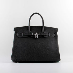 Birkin 35cm Lychee leather silver hardware