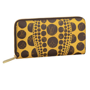 Monogram Yayoi Kusama pumpkin polka dots 50% off Zippy Wallet