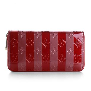 Monogram Vernis Rayures Zippy Wallet