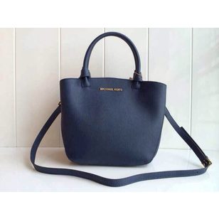 Leather top handle bag