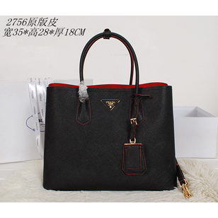 Original saffiano leather double bag