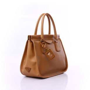 Saffiano Leather Tote Handle Bag