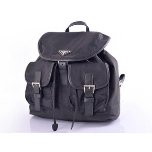 Black Nylon Back Pack