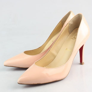 Pink Patent Leather Pointed-end Pump