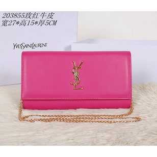 metal chain shoulder strap clutch