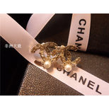 Chanel Diamond & Pearl Earrings