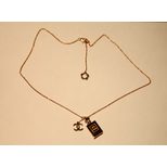 Chanel No.5 Perfume Bottle Charm Necklace