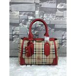 Burberry Horse check original leather top handle bag