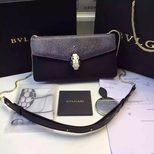 Bvlgari Original leather serpent clutch shoulder bag