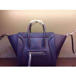 Celine Imported leather Luggage Phantom BLUE