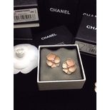 Chanel Enamel flower earrings