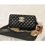 Chanel Quilting leather clutch