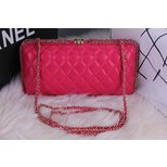 Chanel Original Leather Chain Edge Clutch