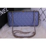 Chanel Original Leather Chain Edge Clutch